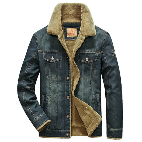 Fleece-Jacke mit Knopfleiste und Brusttaschen für Herren